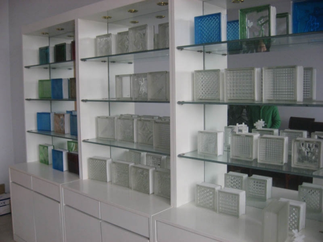 Glass Brick and Glass Block 190x190x80mm for Decoration