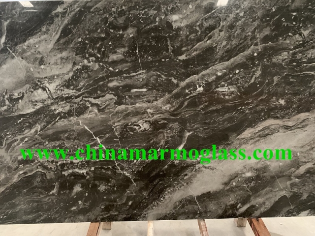 Nano glass marble look slabs XTS124
